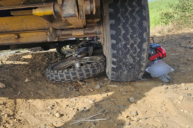 Motorcyclist In Critical Condition After Being Run Over By A Tractor