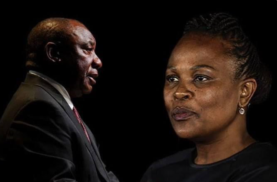 Ramaphosa Formally Fires Mkhwebane A Month Before Her Public Protector Term Ends-SurgeZirc SA