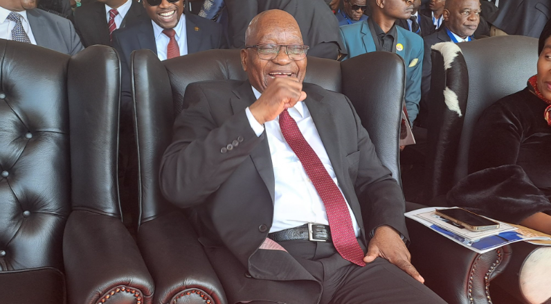 Watch| Jacob Zuma Steals The Show At Prince Mangosuthu Buthelezi’s Funeral-SurgeZIrc SA